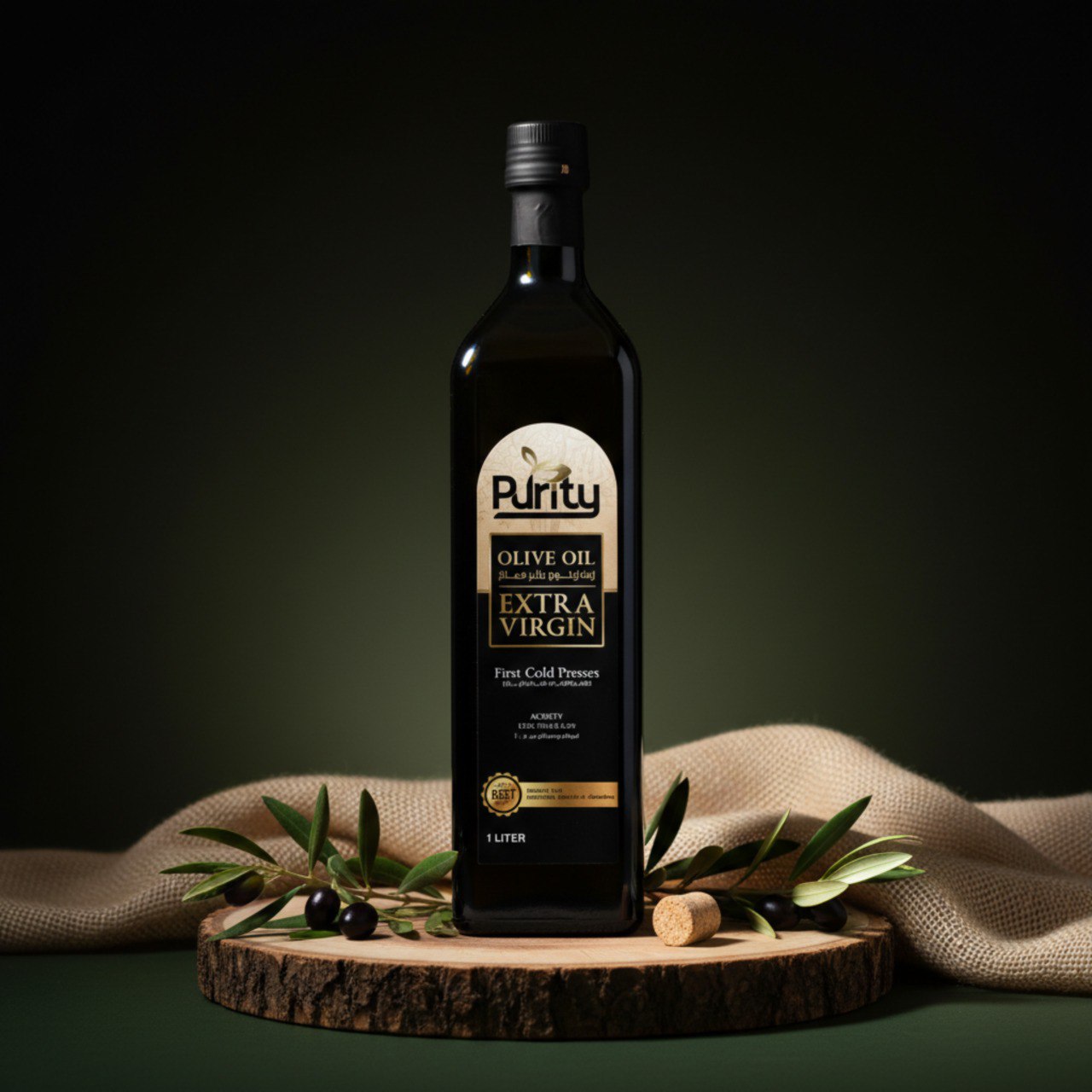 Extra Virgin Olive Oil 1 Litre - زيت زيتون بكر ممتاز 1 ليتر