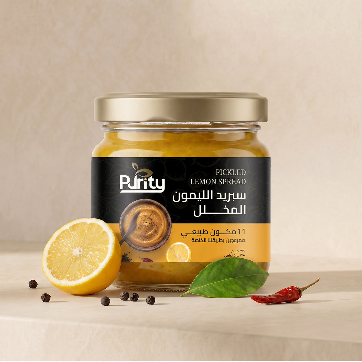 pickeld  Lemon Spread - سبريد الليمون المخلل